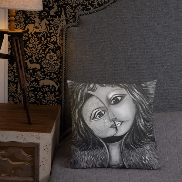 Premium Pillow | Great pillow with portrait of woman - Image 7