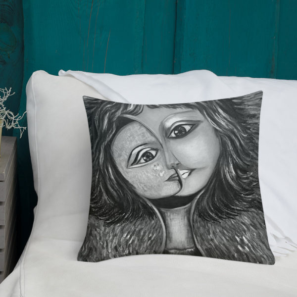 Premium Pillow | Great pillow with portrait of woman - Image 9