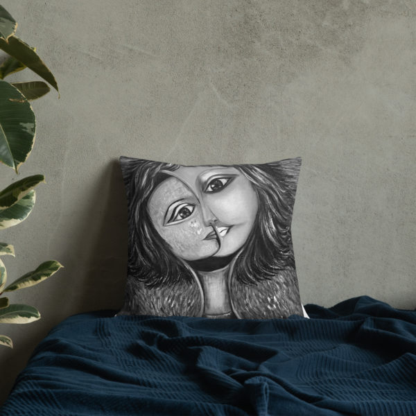 Premium Pillow | Great pillow with portrait of woman - Image 10