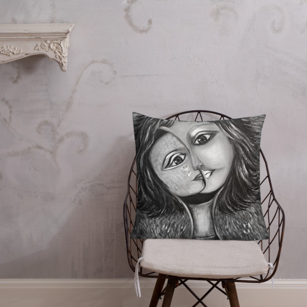 Premium Pillow | Great pillow with portrait of woman - Image 16