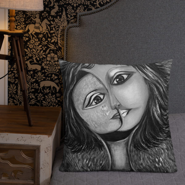 Premium Pillow | Great pillow with portrait of woman - Image 17