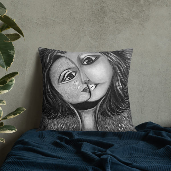 Premium Pillow | Great pillow with portrait of woman - Image 20