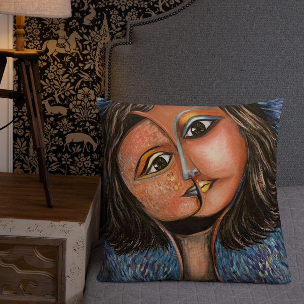 Premium Pillow | Great pillow with portrait of woman - Image 12