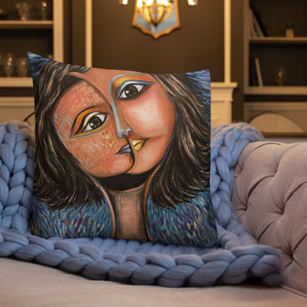 Premium Pillow | Great pillow with portrait of woman - Image 13