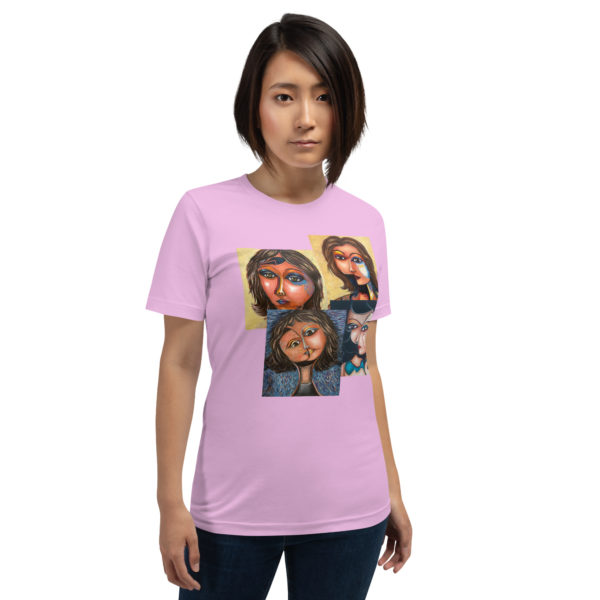 Trendy T-shirt | T-shirt with beautiful artwork composition design for woman - Image 3