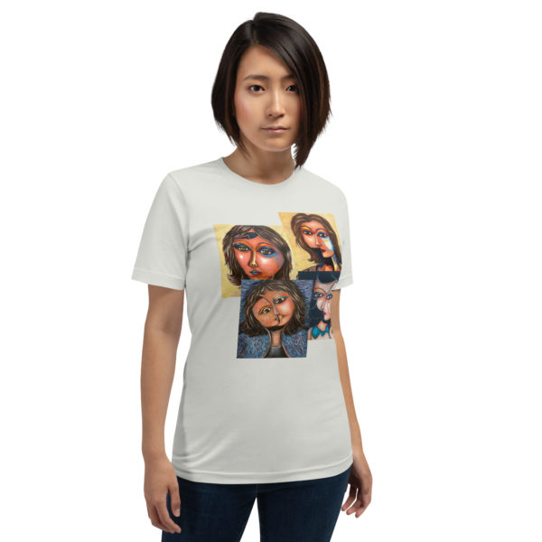 Trendy T-shirt | T-shirt with beautiful artwork composition design for woman - Image 4