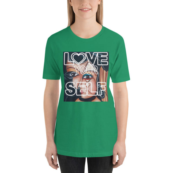 Love your self Unisex t-shirt for women - Image 3