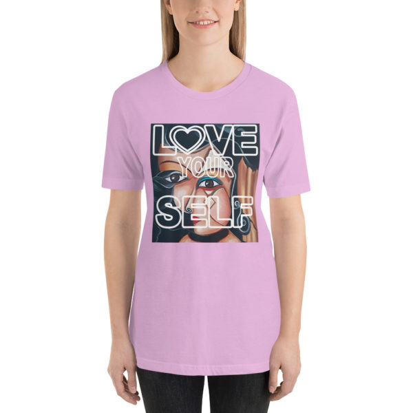 Love your self Unisex t-shirt for women - Image 4