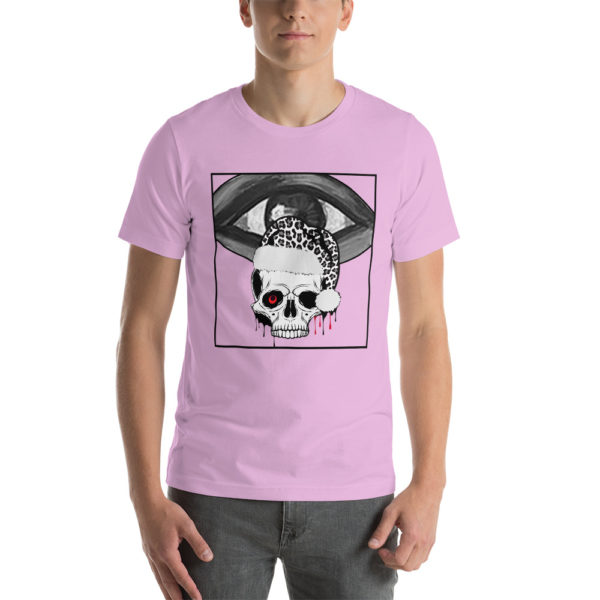 Skull and eyes Unisex t-shirt - Image 4