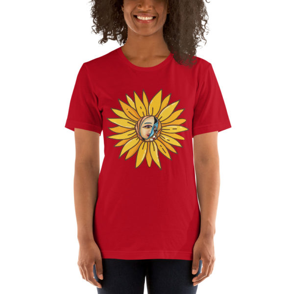 Funny sunflowers Unisex t-shirt - Image 2