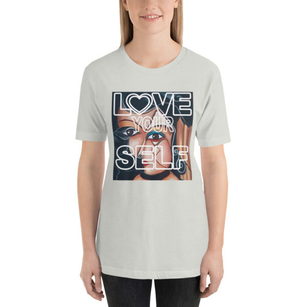 Love your self Unisex t-shirt for women - Image 5