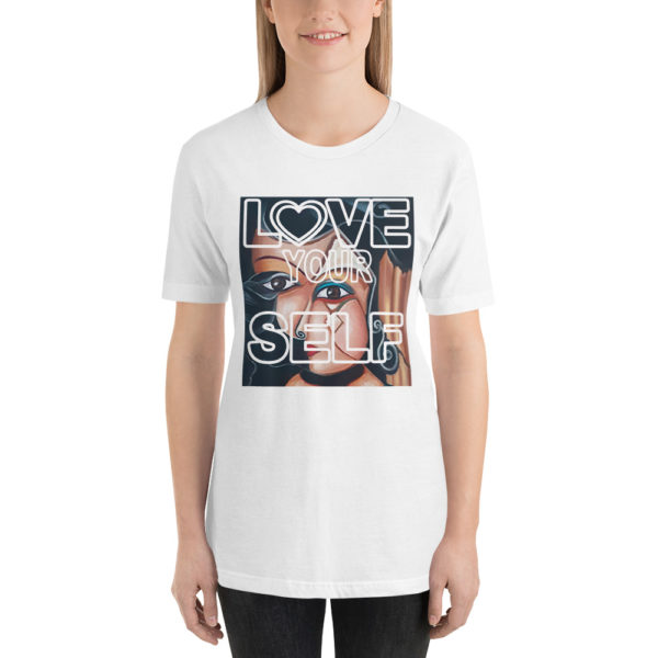 Love your self Unisex t-shirt for women - Image 6