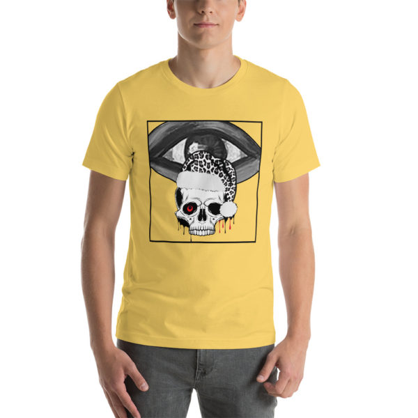 Skull and eyes Unisex t-shirt - Image 5